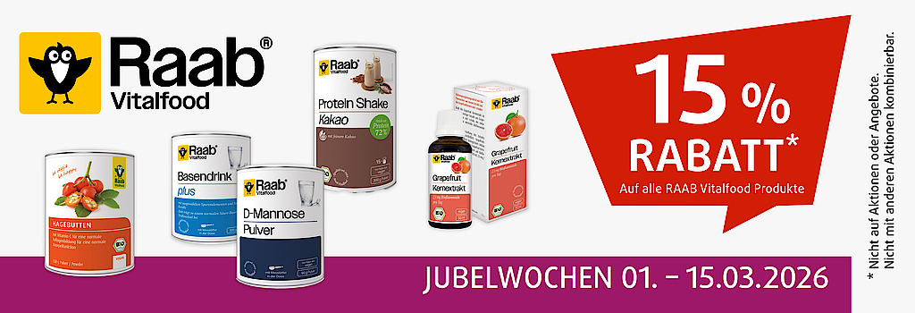 "Jubelwochen im März: vom 01. bis 15.03.2026"