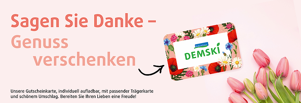 "Reformhaus DEMSKI Geschenkkarte"
