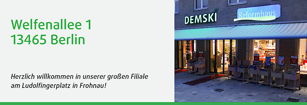Demski-Filiale in der Welfenallee in Frohnau