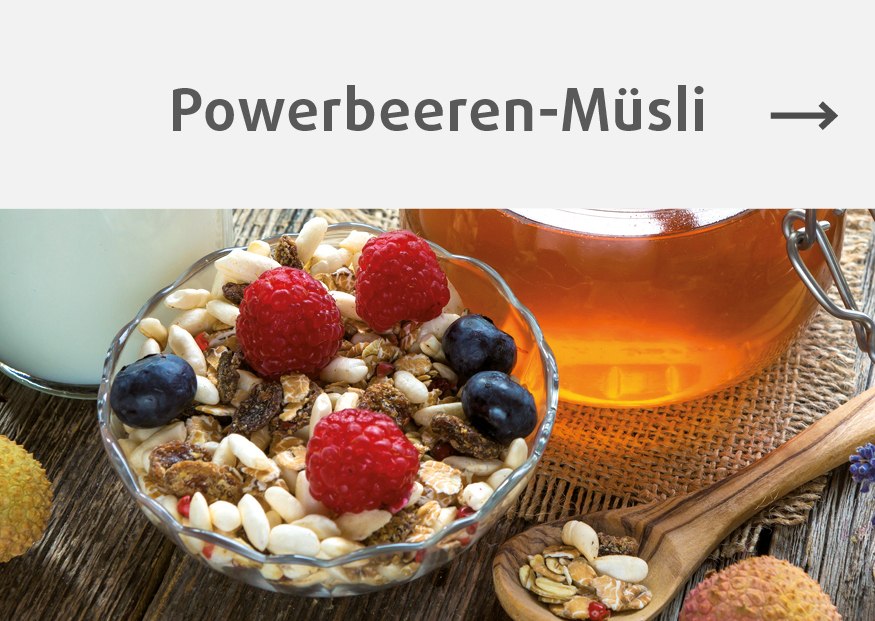 Rezept für Müsli mit Powerbeeren